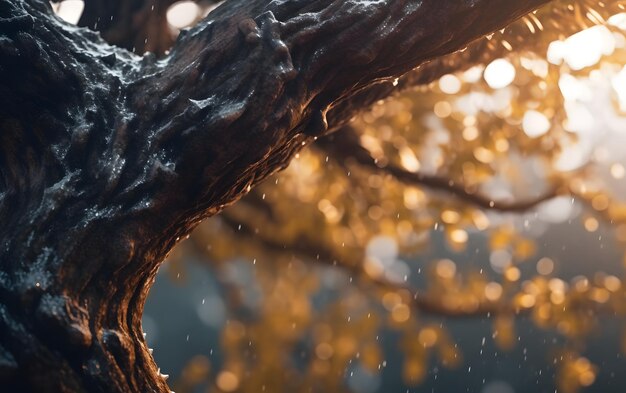 Fond de photo de feuille d'arbre de végétation