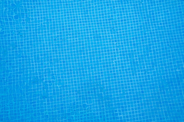 Fond de piscine bleu Concept de vacances