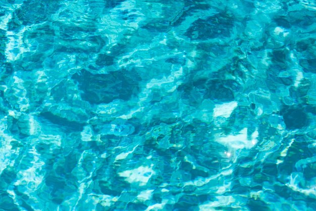 Photo fond de piscine bleue de surface de l'eau