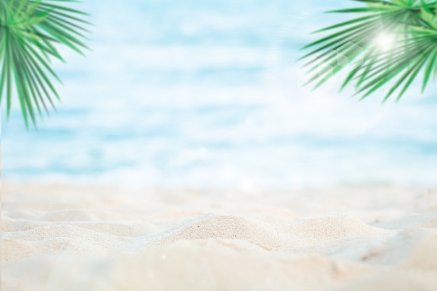 fond de plage et de la mer de sable