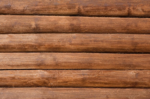 Fond de planche de bois de couleur marron naturel. Texture du bois. Fond d'écran. Mur en bois peint