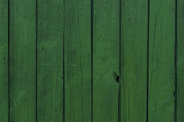 Fond de planches en bois vert