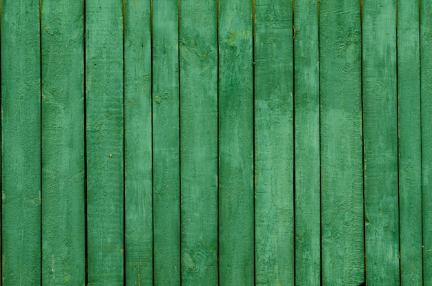 Fond de planches de bois verts