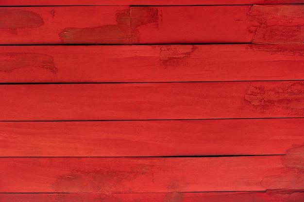 Photo fond de planches rouges ou fond de texture bois en bois rouge