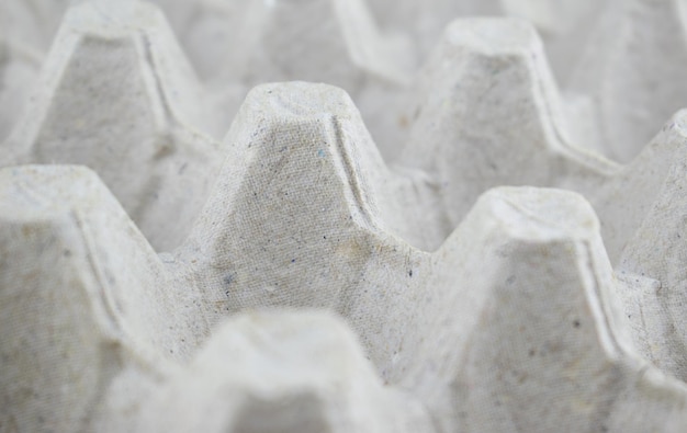 Fond de plateau d'oeufs en carton gris