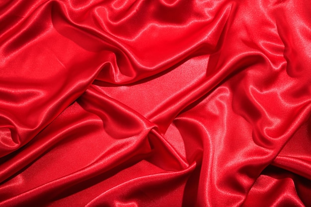 Fond plein satin rouge