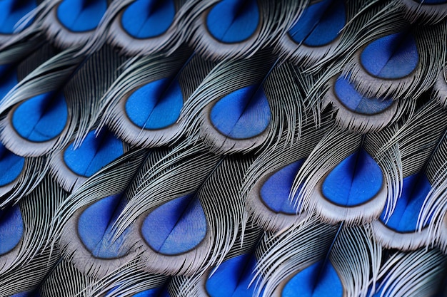 Le fond de la plume bleue de Jay est inspiré de la nature.