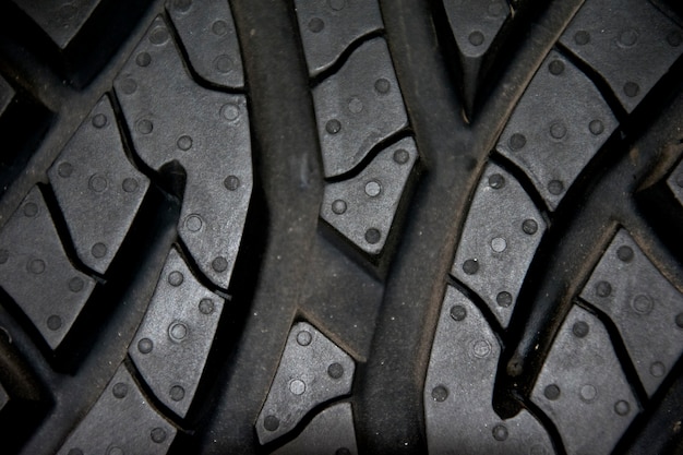 Fond de pneu de voiture, fond de texture de pneu closeup