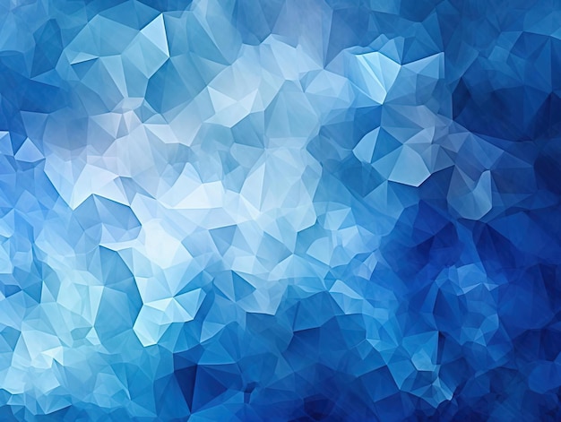 un fond polygonal abstrait bleu