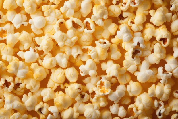 Photo fond de pop-corn aérien