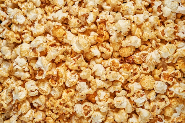 Fond de pop-corn salé