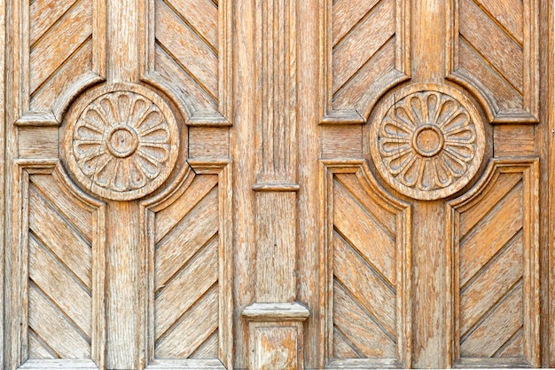 Fond de porte d'art en bois décoratif