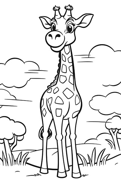 fond pour la girafe