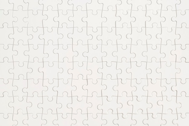 Fond de puzzle blanc
