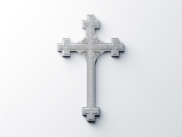 Fond de remerciement donnant le concept Crucifix symbole Generative Ai