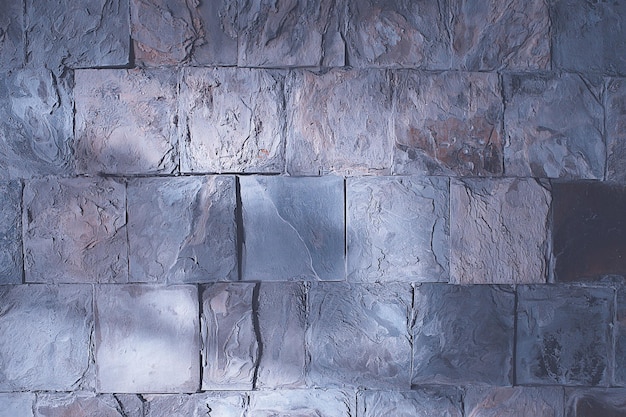 Fond de revêtement de carreaux de pierre, mur de pierre vierge abstrait