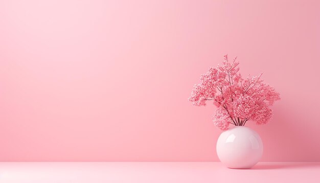 Fond rose minimaliste