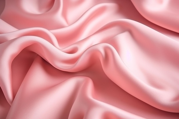 Fond rose avec un tissu rose tendre