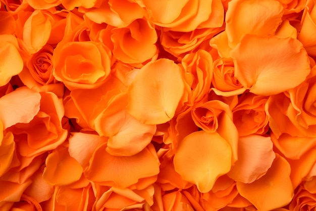 Fond de roses oranges