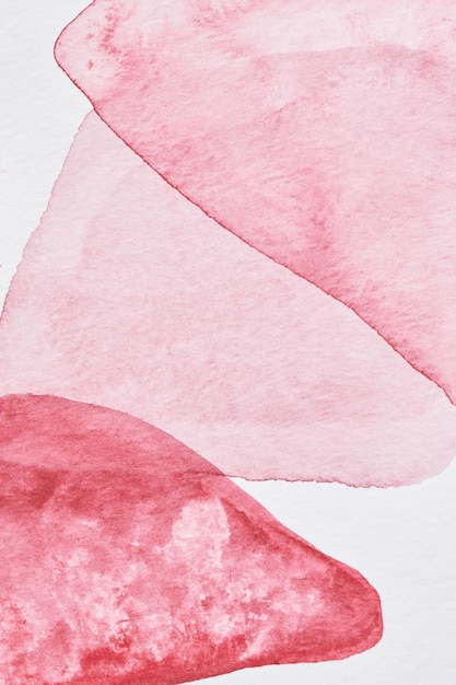 Fond rouge abstrait aquarelle encre art collage taches taches et coups de pinceau de peinture acrylique