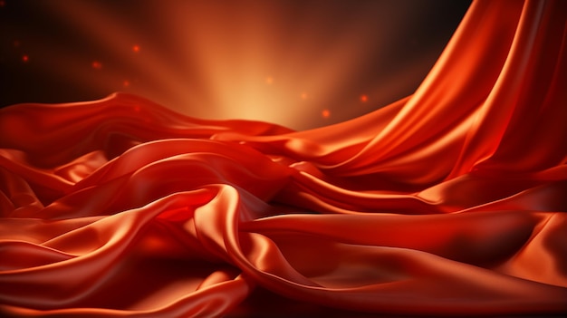 fond rouge abstrait avec des vagues HD 8K fond d'écran Image photographique