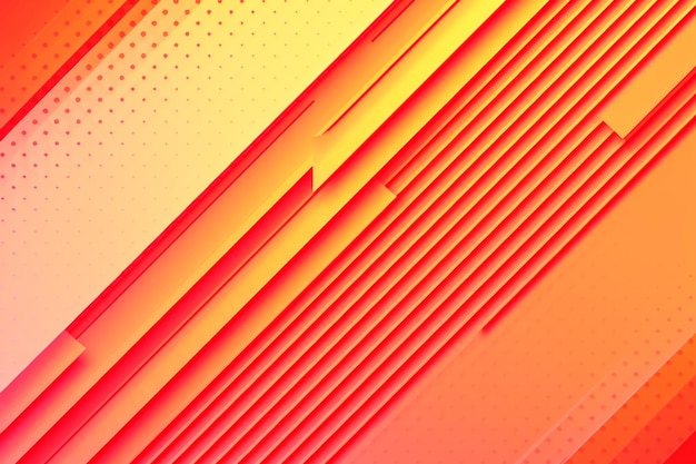 Un fond rouge avec des formes abstraites vibrantes