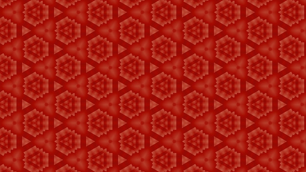 un fond rouge avec un motif de triangles.