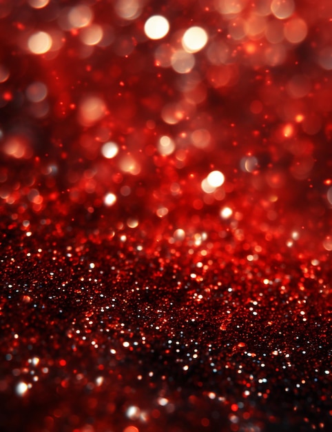 Un fond rouge Noël étincelant
