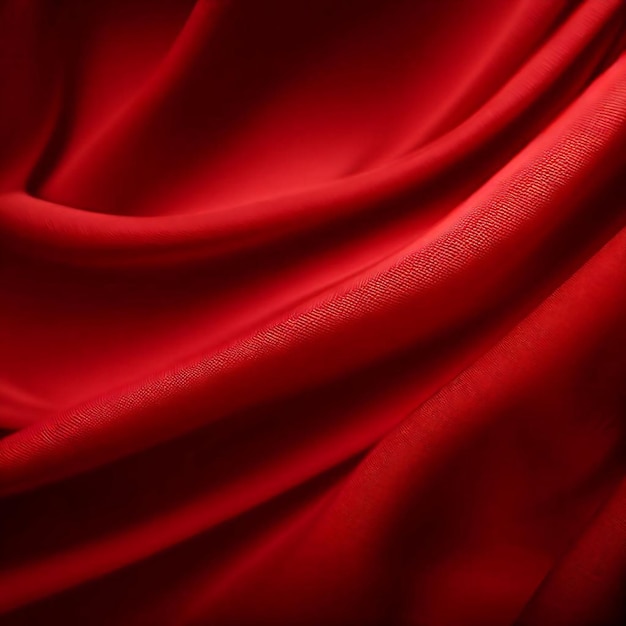 Fond rouge de texture de tissu