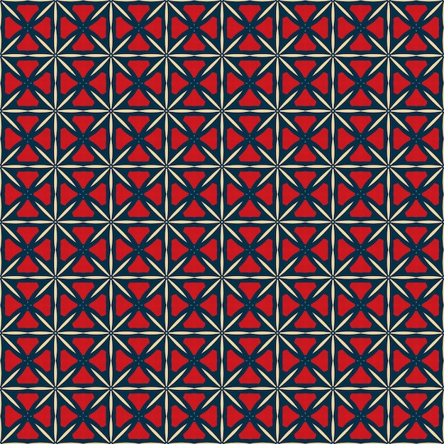 Un fond rouge et vert avec un motif de triangles et de lignes.