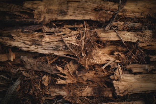Fond rustique de bois éclaté avec des tons terreux et une sensation chaleureuse