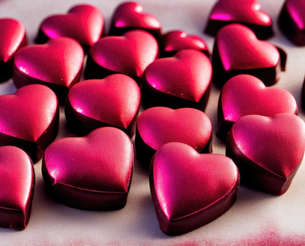 fond de saint valentin avec coeurs coeur rouge et argent pour la conception