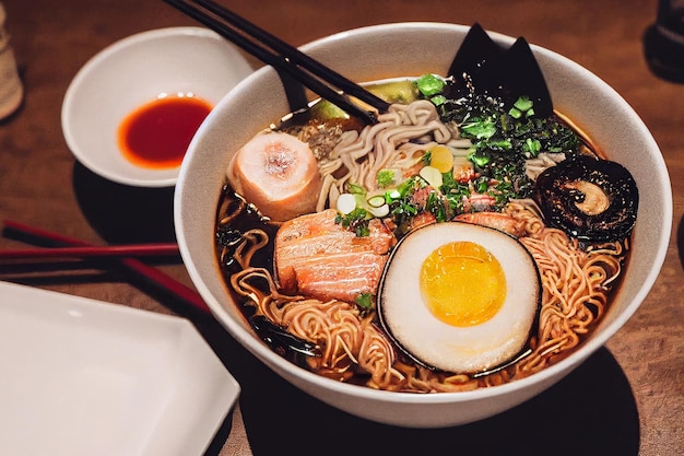 Fond De Soupe Ramen Japonaise