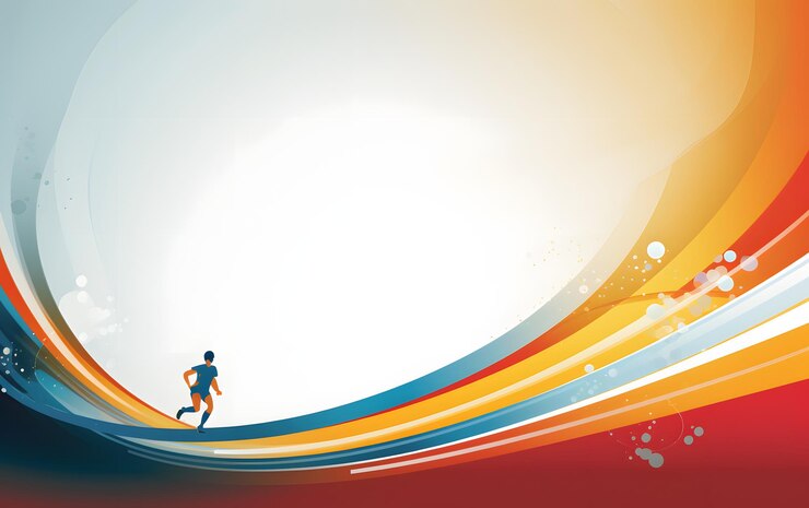 Photo fond de sport jeux olympiques avec espace de copie pour le texte