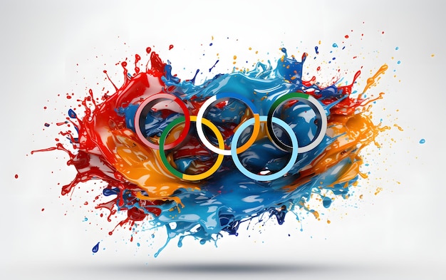 Fond De Sport Jeux Olympiques Avec Espace De Copie Pour Le Texte