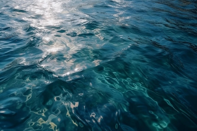 Fond de surface de l'eau Ai génératif