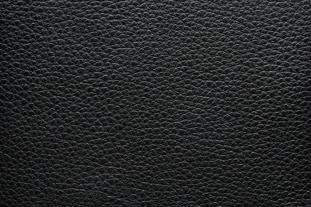 Fond de surface de texture de cuir noir vintage de luxe