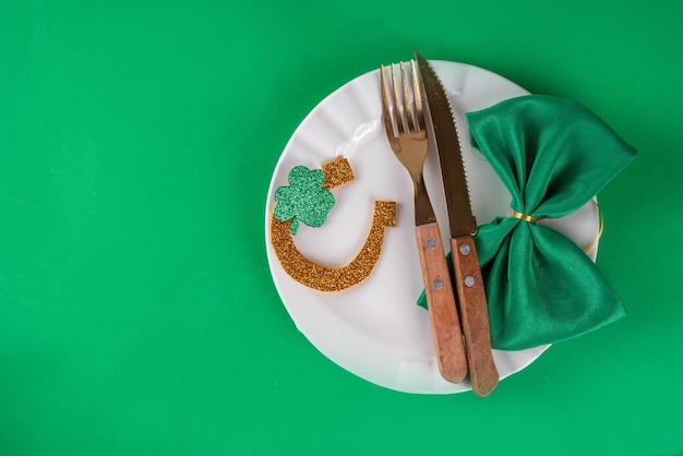 Le fond de la table de Saint Patrick