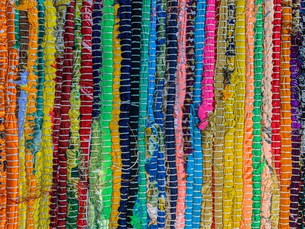 Fond de tapis textile coloré Texture de tapis