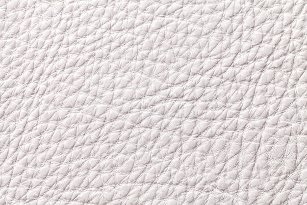 Fond textile en cuir blanc avec motif