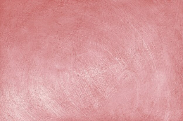 Photo fond de texture en aluminium de couleur or rose, motif de rayures sur l'acier inoxydable.