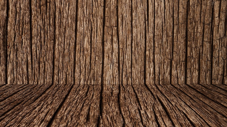 Photo fond de texture en bois brun foncé