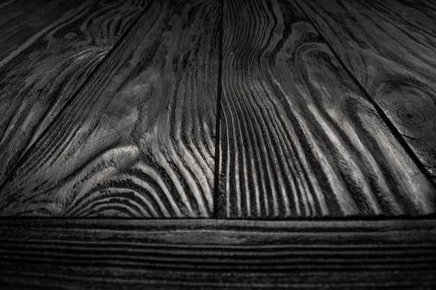 Fond de texture en bois noir