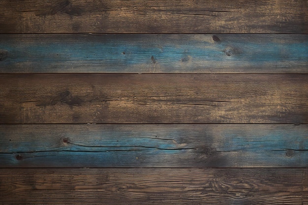 Photo fond ou texture en bois planches de bois anciennes peintes en bleu