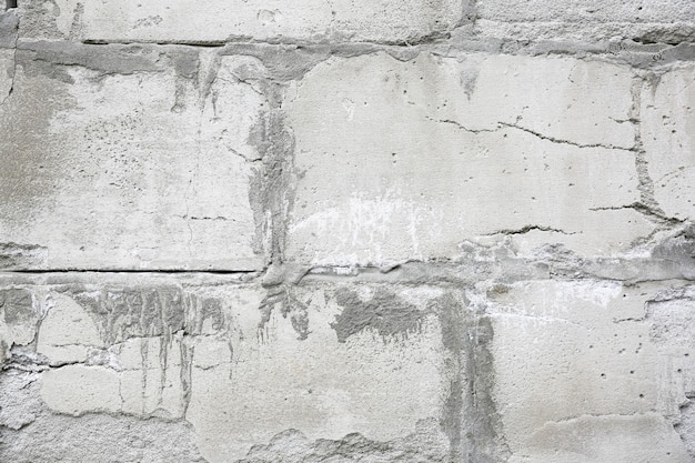 Fond de texture de briques en béton Bâtiment inachevé