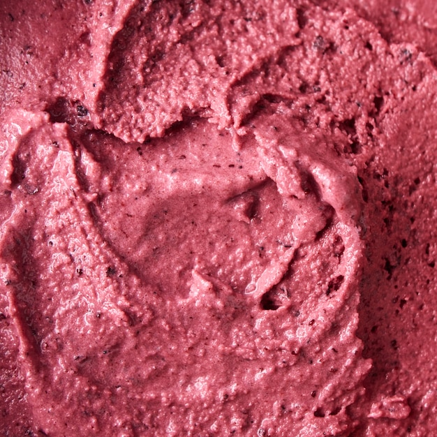 fond de texture de crème glacée bio berry