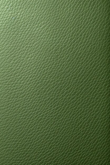 Fond de texture en cuir de couleur verte simple