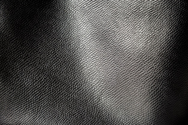 fond de texture en cuir noir