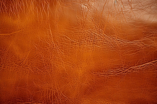 Fond de texture de cuir orange