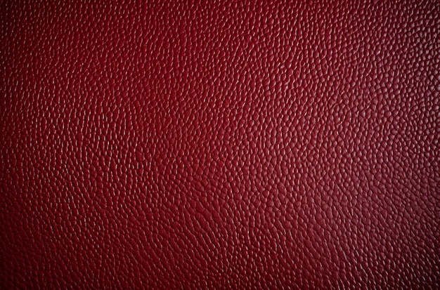 Fond de texture de cuir rouge foncé